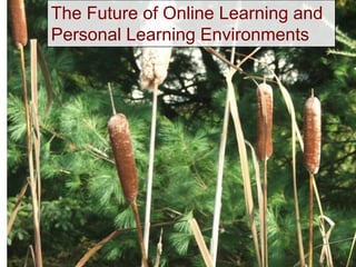 The Future of Online Learning and
Personal Learning Environments
 