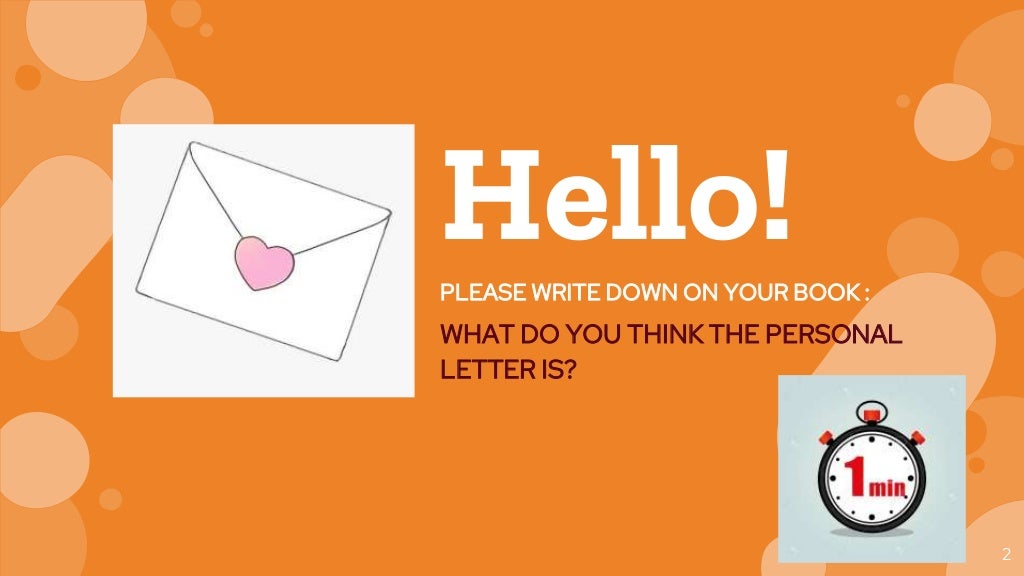 Personal Letter KELAS XI