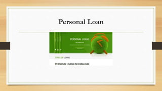 Personal Loan
 