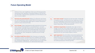 Future Operating Model
© Daten und Talente; Kienbaum & SAP 12Dezember 2020
 