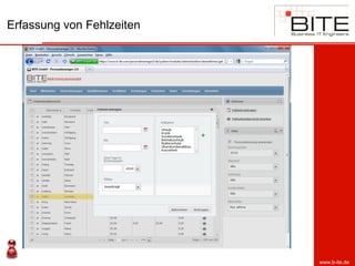 Erfassung von Fehlzeiten




                           www.b-ite.de
 