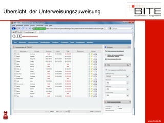 Übersicht der Unterweisungszuweisung




                                       www.b-ite.de
 