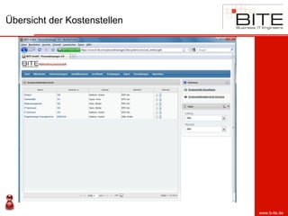 Übersicht der Kostenstellen




                              www.b-ite.de
 