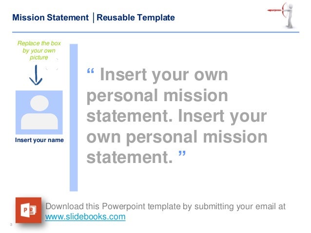 personal mission statement template