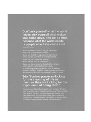 Personal Mission Statement Workbook 