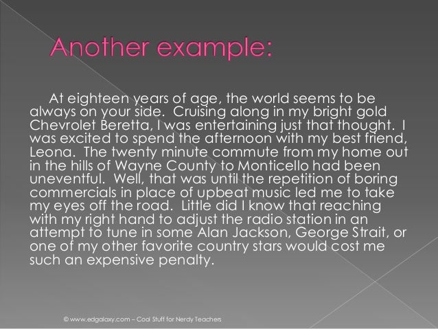 Good narrative essay introduction
