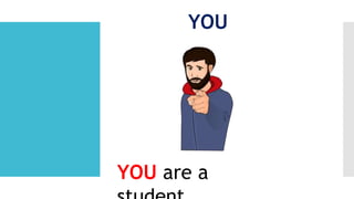 YOU
YOU are a
 