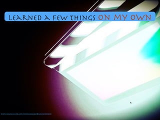 learned a few things on my own
https://www.ﬂickr.com/photos/64543845@N06/5873694519/
 