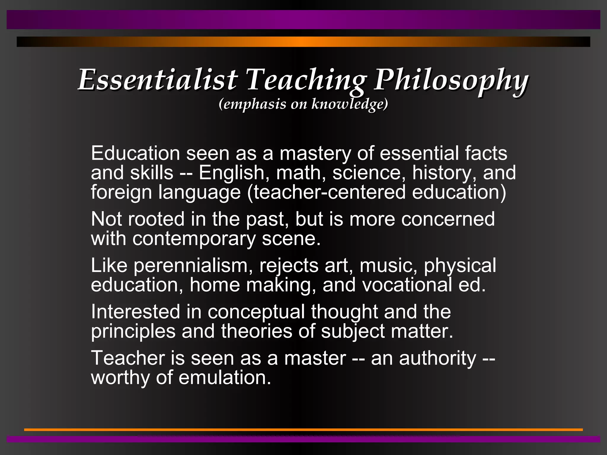 Personal Teaching Personal philosophy of teaching | PPT