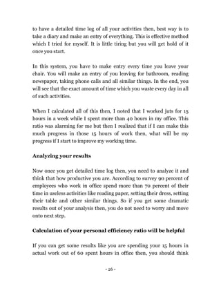 Personal productivity | PDF