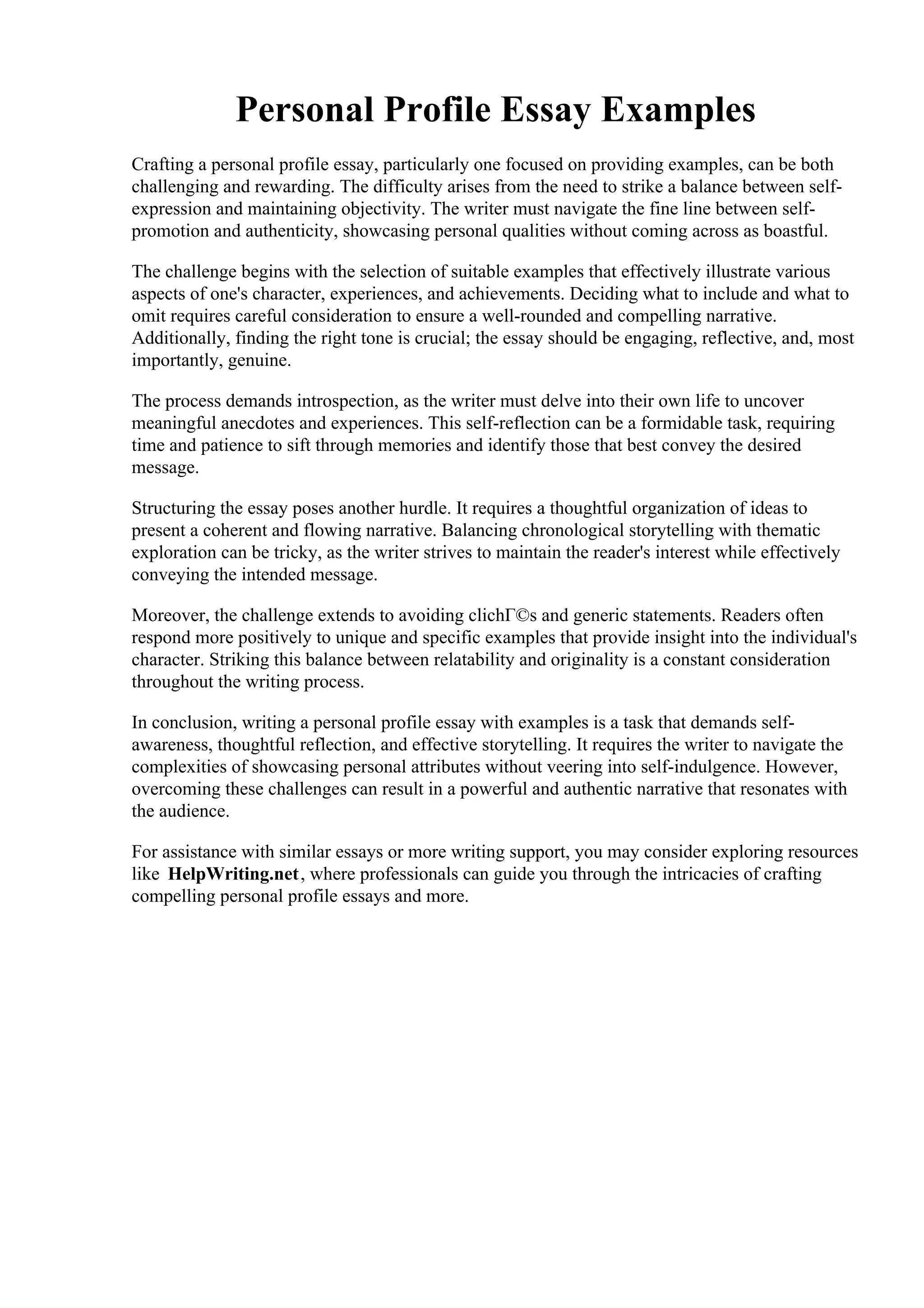 Personal Profile Essay Examples.pdf