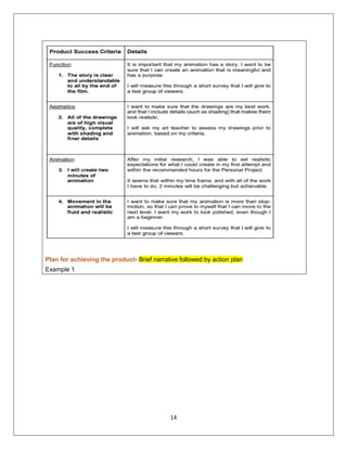 Myp Personal Project Guide.pdf personal projectbooklet for myp5 student | PDF