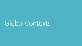 Global Contexts 
 