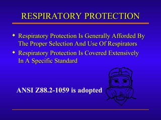 Personal Protective Equipment training awareness | PPT