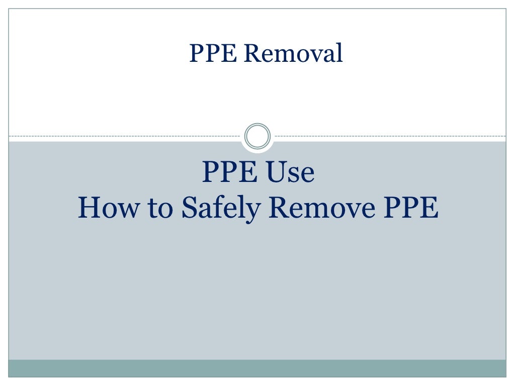 Personal protective equipment guidance for the selection and use of p…