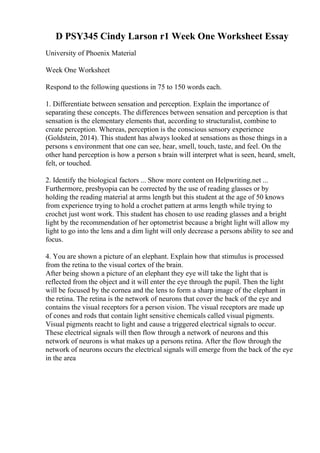 Personal Response Essay Examples | PDF