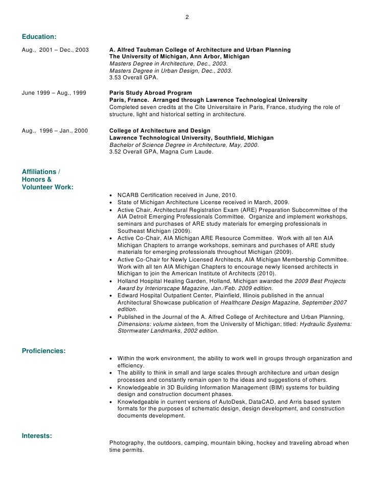 resume for work samples