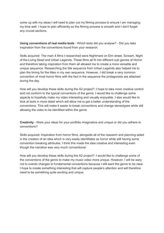 Personal skills audit