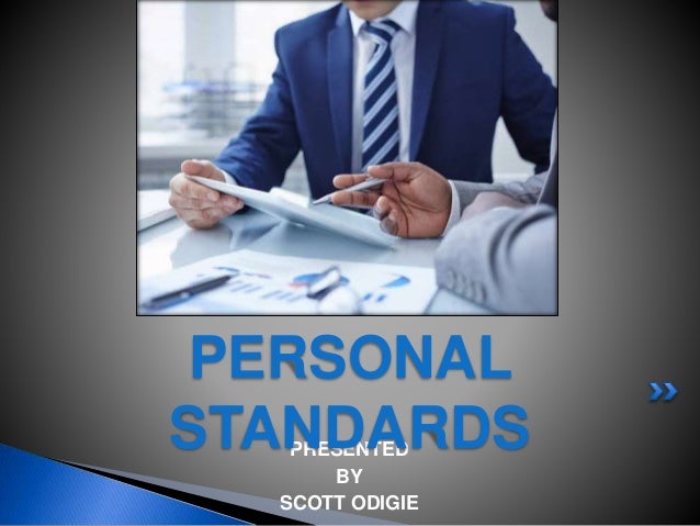 36 Examples Of Personal Standards – QCUJPI
