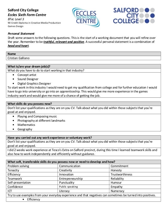 Geography and maths personal statement
