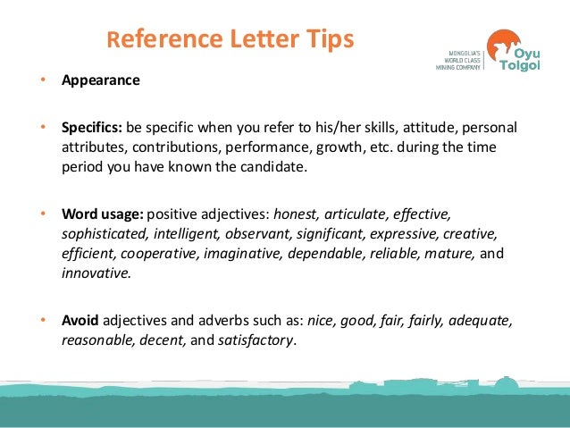 personal statement cover letter recommendation letter words to describe someone in a letter of recommendation