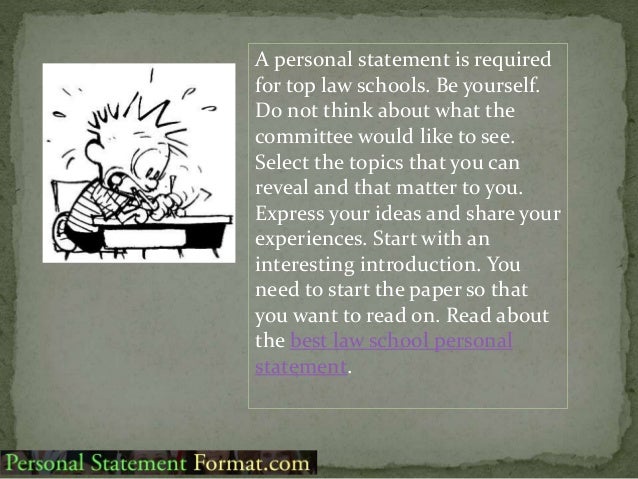 Personal statement for university examples picture
