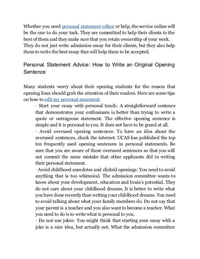 How to Write a Great Opening Line
