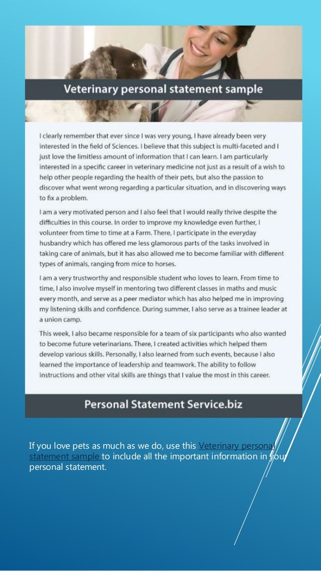 Success profiles personal statement examples picture