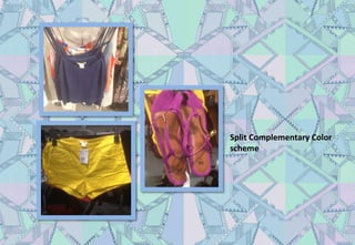 Split Complementary Color
scheme
 