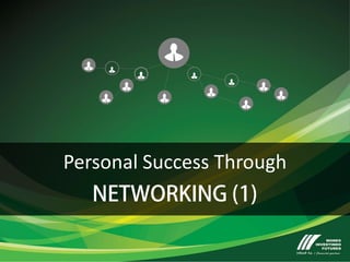 Personal Success Through
NETWORKING (1)
 