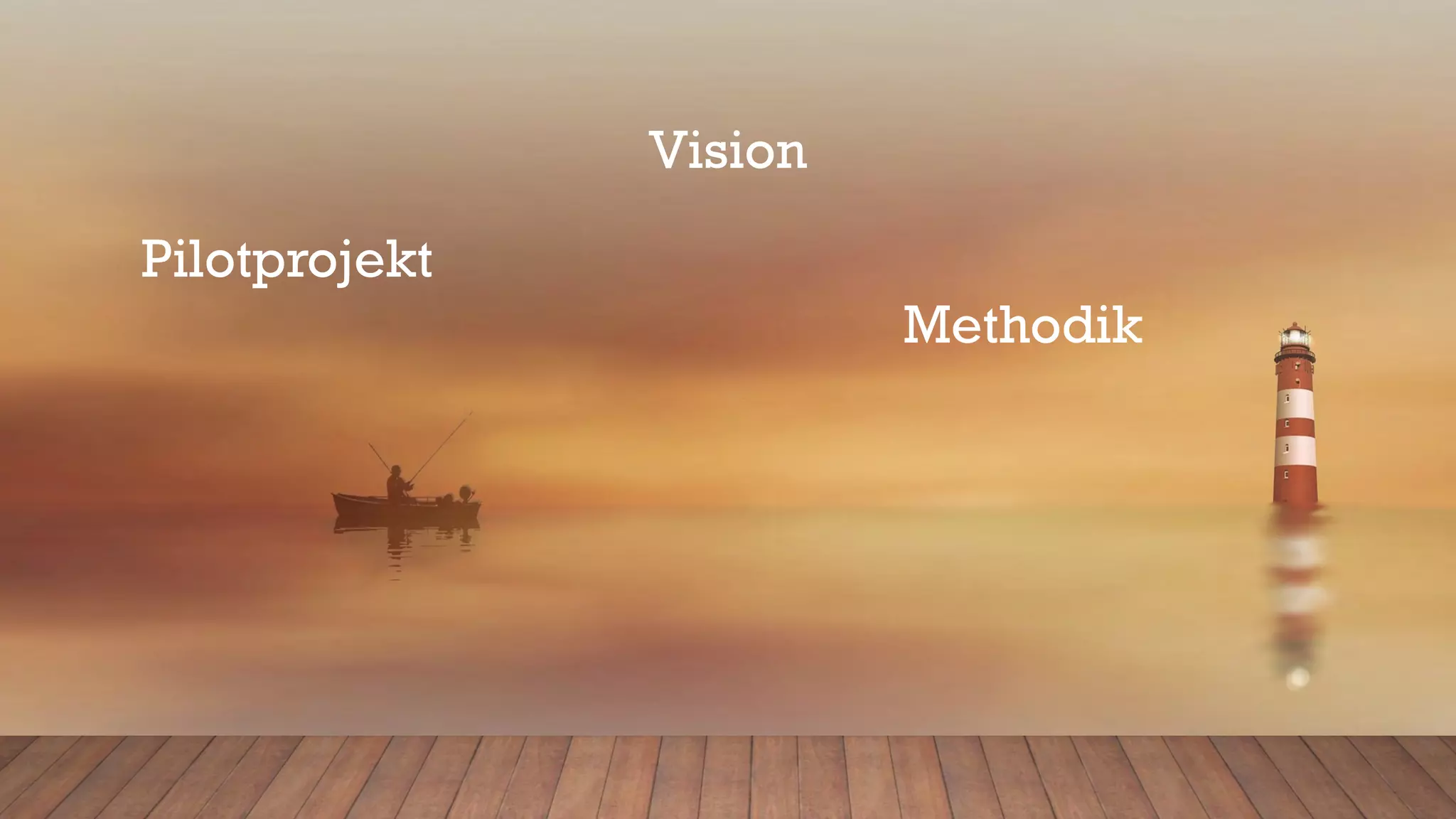 Pilotprojekt
Methodik
Vision
 