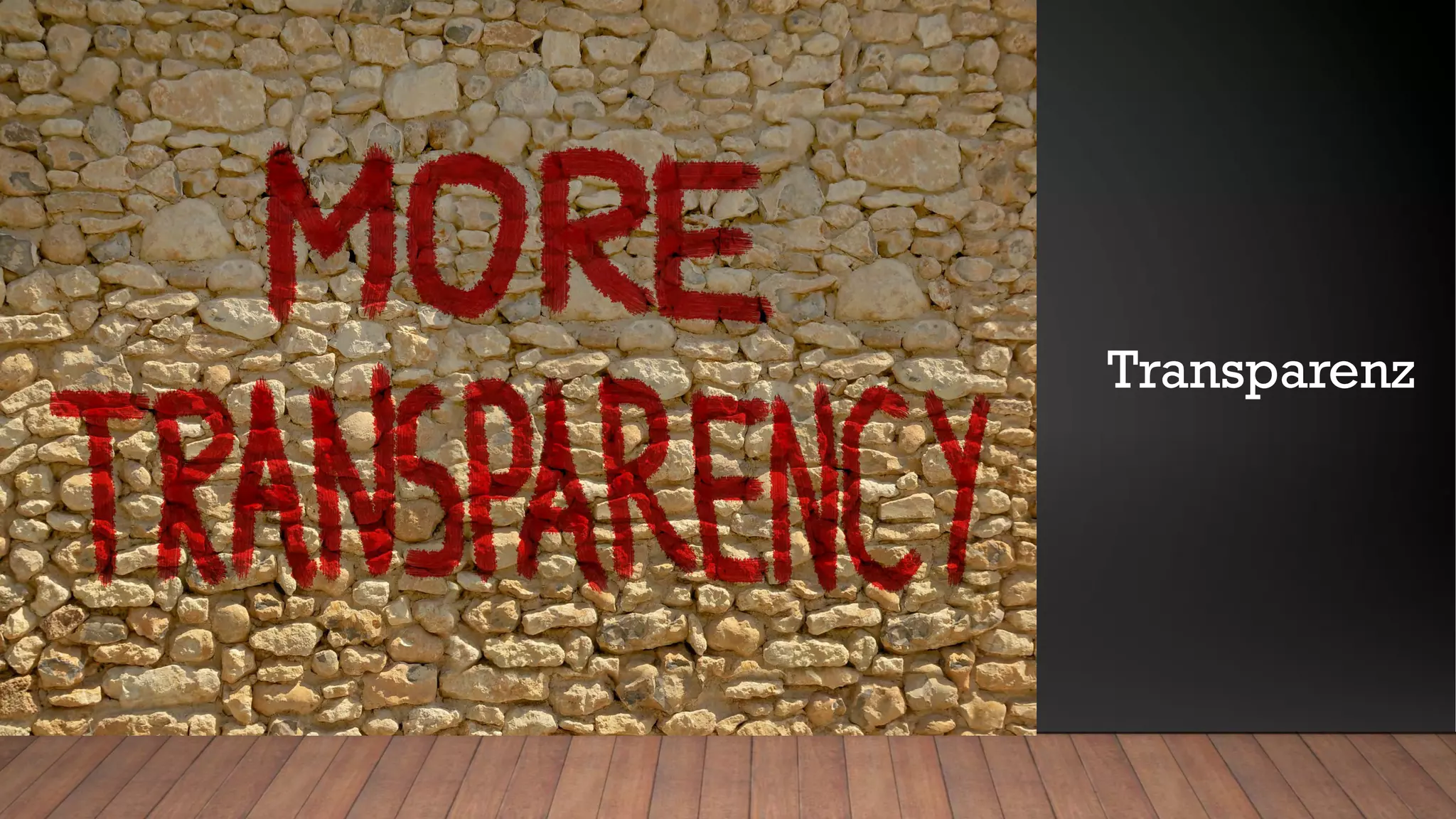 Transparenz
 