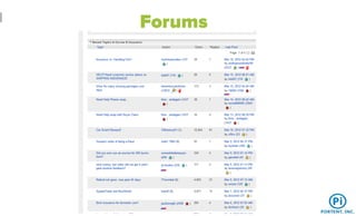 Forums
 
