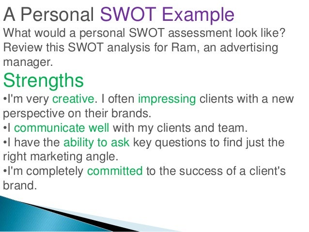 personalswot 110707023149 phpapp02 list of personal weaknesses examples