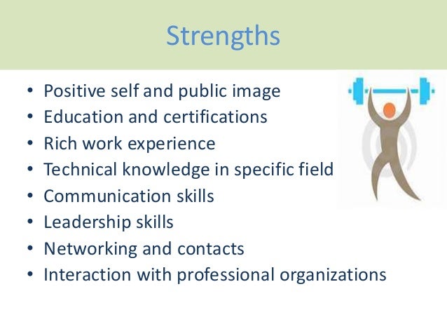 personal swot analysis example
