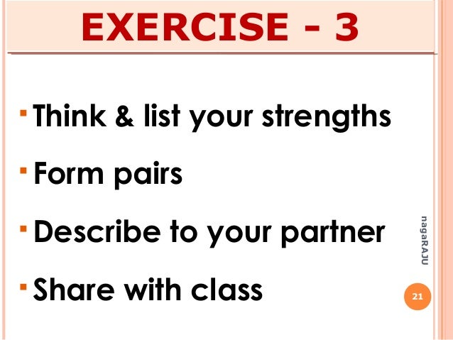list of personal strengths