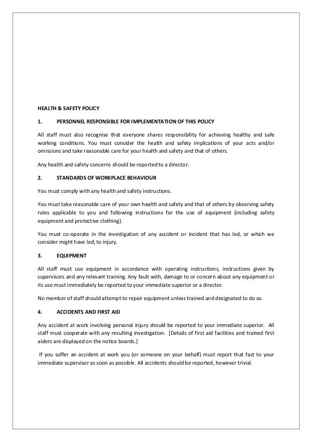 Personal training policies and procedures Personal training policies and procedures