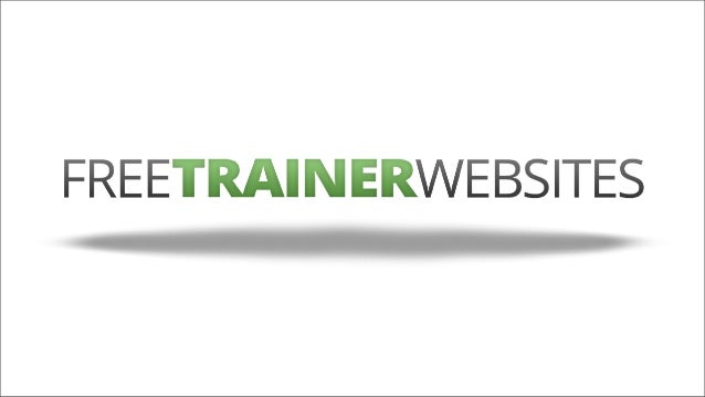 personal trainer website template