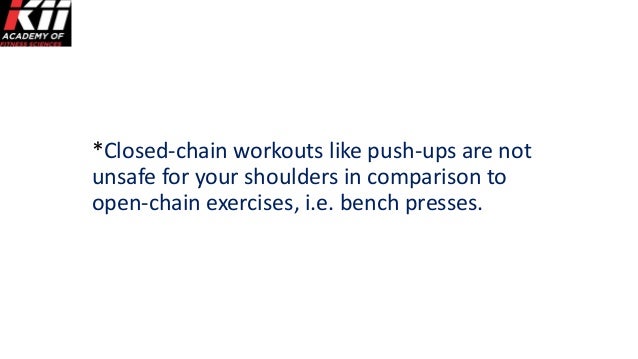 Bench Press Vs Closed Chain Exercises Which One Is Better