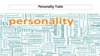 Personal Traits Charateristics And Leadeship Qualities Big Five Model Personal Traits Charateristics And Leadeship Qualities Big Five Model