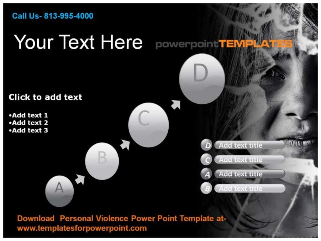 Personal Violence Powerpoint Template Online