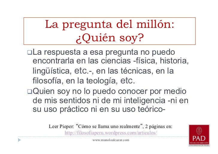Quien Soy Yo Filosofia Respuesta - Citas Para Adultos En Cataluna