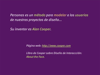 Personas de Alan Cooper | PDF