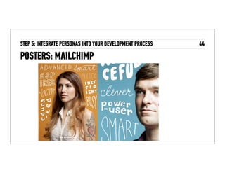 Email the personas and user descriptions
 