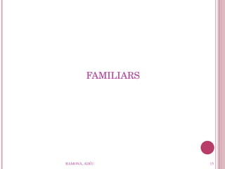 FAMILIARS RAMONA, ADÉU 