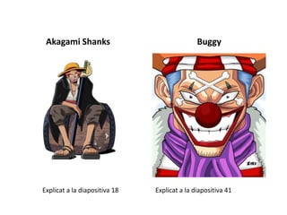 Akagami Shanks Buggy
Explicat a la diapositiva 18 Explicat a la diapositiva 41
 