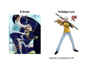 X Drake Trafalgar Law
Explicat a la diapositiva 28
 