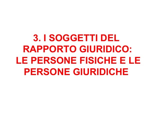 Persone Fisiche
