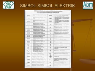 SIMBOL-SIMBOL ELEKTRIK 
 
