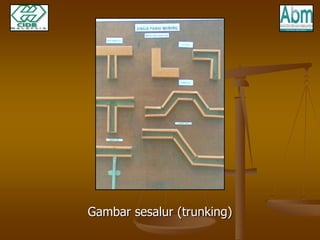 Gambar sesalur (trunking) 
 